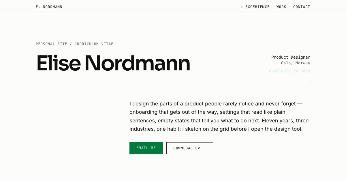 Green Rule — home page screenshot